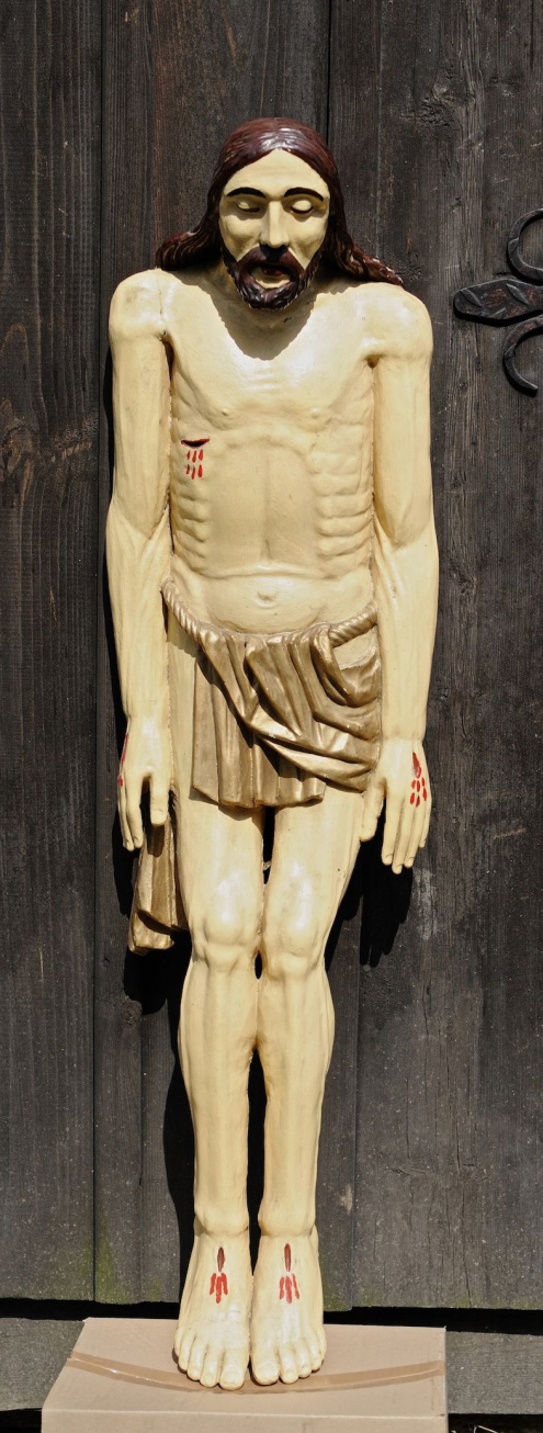 Figura Chrystusa do grobu Wielkanocnego, kościół Wniebowzięcia NMP w Grabiu, 1870 rok, fot. SDM