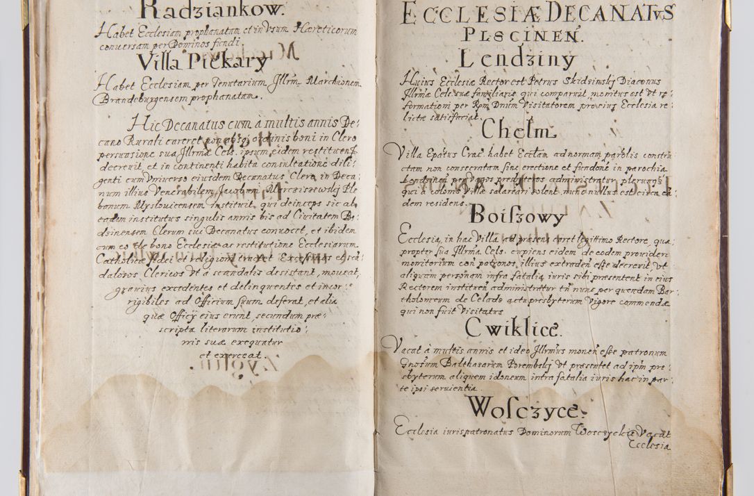 Zdjęcie nr 13 dla obiektu archiwalnego: Liber continens decreta executiva visitationum et alia ad correctionem et reformationem vitae et morum cleri pertinentia tempore fel. rec. R.D. Bernardi Maciejowski Cardinalis et episcopi Cracoviensis ac ducis Severiensis conscripta ex annis 1601 et sequent