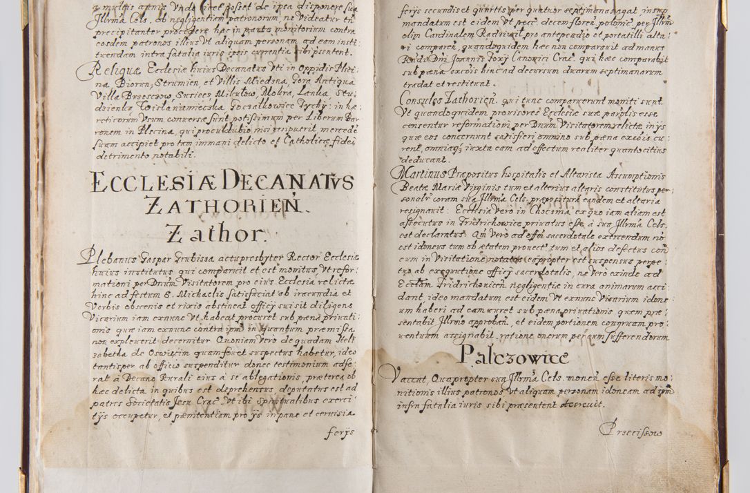 Zdjęcie nr 14 dla obiektu archiwalnego: Liber continens decreta executiva visitationum et alia ad correctionem et reformationem vitae et morum cleri pertinentia tempore fel. rec. R.D. Bernardi Maciejowski Cardinalis et episcopi Cracoviensis ac ducis Severiensis conscripta ex annis 1601 et sequent