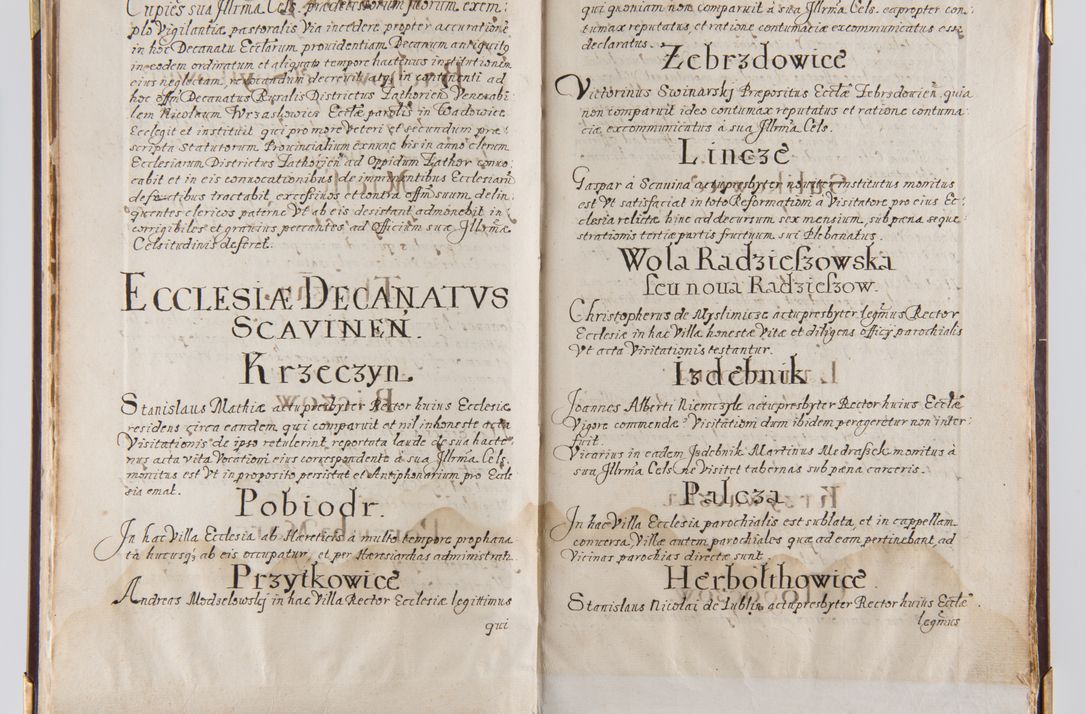 Zdjęcie nr 20 dla obiektu archiwalnego: Liber continens decreta executiva visitationum et alia ad correctionem et reformationem vitae et morum cleri pertinentia tempore fel. rec. R.D. Bernardi Maciejowski Cardinalis et episcopi Cracoviensis ac ducis Severiensis conscripta ex annis 1601 et sequent