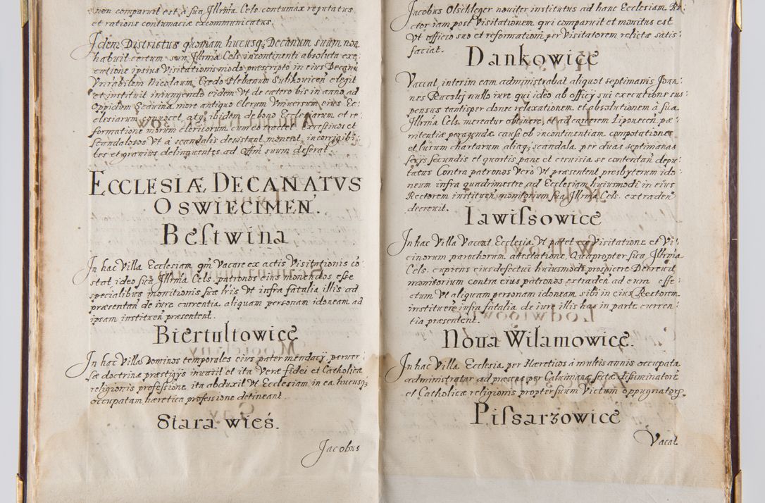 Zdjęcie nr 22 dla obiektu archiwalnego: Liber continens decreta executiva visitationum et alia ad correctionem et reformationem vitae et morum cleri pertinentia tempore fel. rec. R.D. Bernardi Maciejowski Cardinalis et episcopi Cracoviensis ac ducis Severiensis conscripta ex annis 1601 et sequent