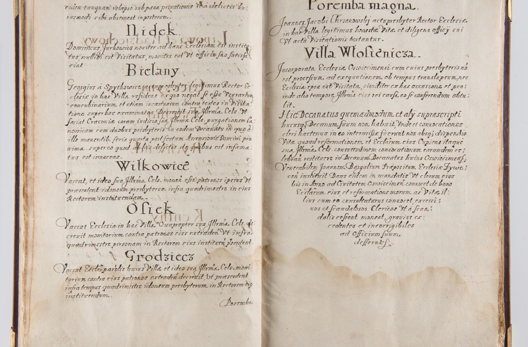 Zdjęcie nr 25 dla obiektu archiwalnego: Liber continens decreta executiva visitationum et alia ad correctionem et reformationem vitae et morum cleri pertinentia tempore fel. rec. R.D. Bernardi Maciejowski Cardinalis et episcopi Cracoviensis ac ducis Severiensis conscripta ex annis 1601 et sequent