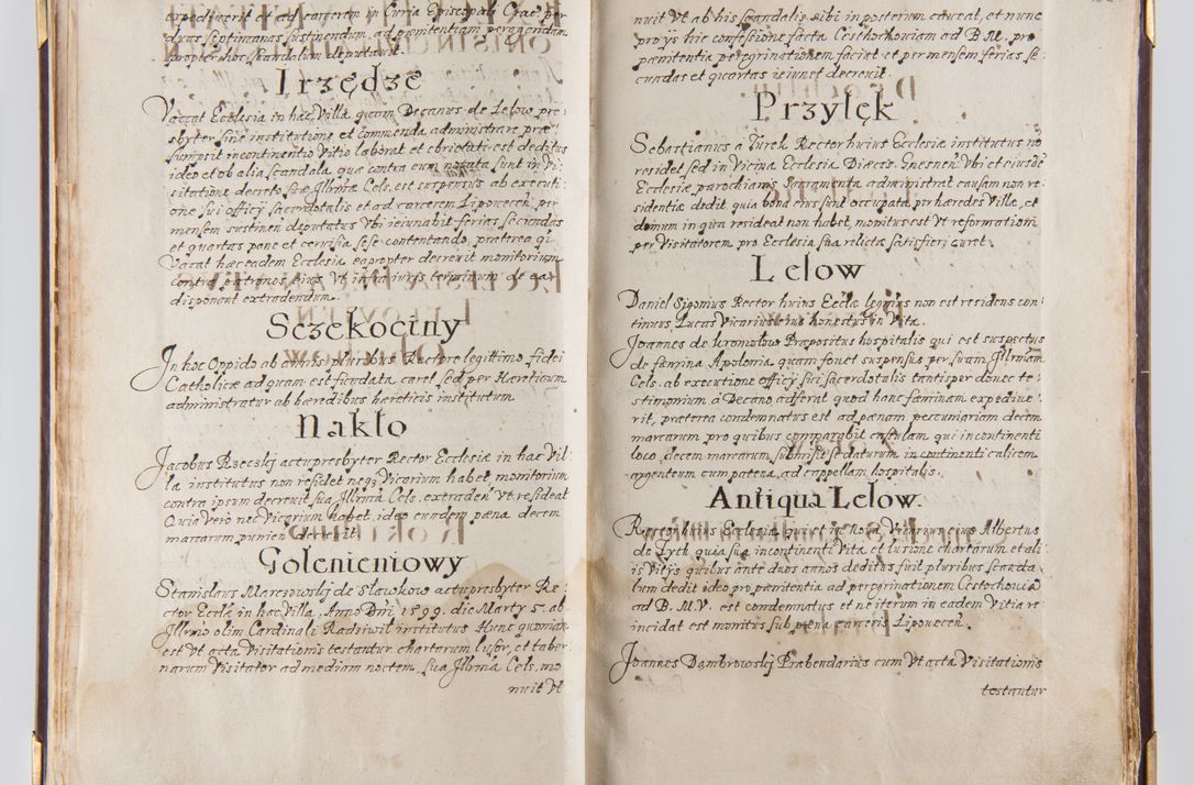 Zdjęcie nr 27 dla obiektu archiwalnego: Liber continens decreta executiva visitationum et alia ad correctionem et reformationem vitae et morum cleri pertinentia tempore fel. rec. R.D. Bernardi Maciejowski Cardinalis et episcopi Cracoviensis ac ducis Severiensis conscripta ex annis 1601 et sequent