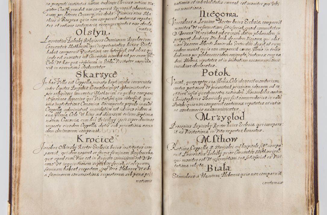 Zdjęcie nr 60 dla obiektu archiwalnego: Liber continens decreta executiva visitationum et alia ad correctionem et reformationem vitae et morum cleri pertinentia tempore fel. rec. R.D. Bernardi Maciejowski Cardinalis et episcopi Cracoviensis ac ducis Severiensis conscripta ex annis 1601 et sequent