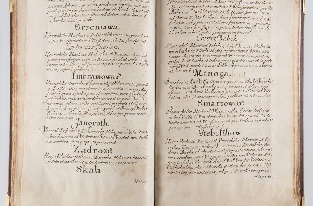 Zdjęcie nr 64 dla obiektu archiwalnego: Liber continens decreta executiva visitationum et alia ad correctionem et reformationem vitae et morum cleri pertinentia tempore fel. rec. R.D. Bernardi Maciejowski Cardinalis et episcopi Cracoviensis ac ducis Severiensis conscripta ex annis 1601 et sequent