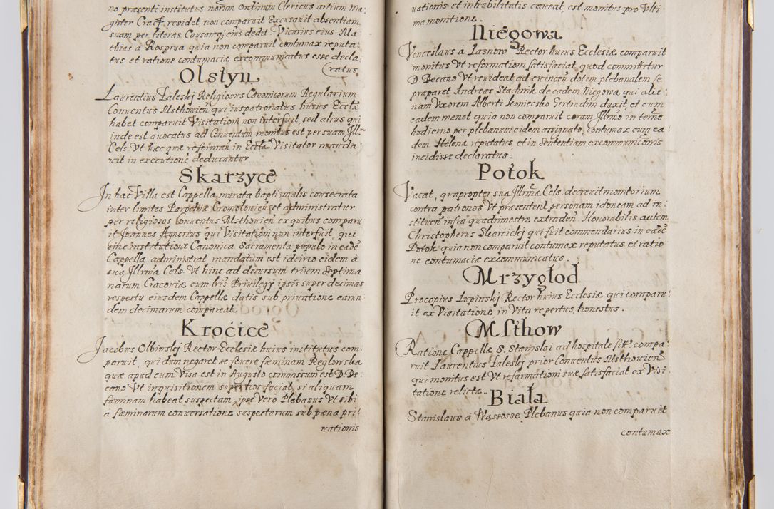 Zdjęcie nr 61 dla obiektu archiwalnego: Liber continens decreta executiva visitationum et alia ad correctionem et reformationem vitae et morum cleri pertinentia tempore fel. rec. R.D. Bernardi Maciejowski Cardinalis et episcopi Cracoviensis ac ducis Severiensis conscripta ex annis 1601 et sequent