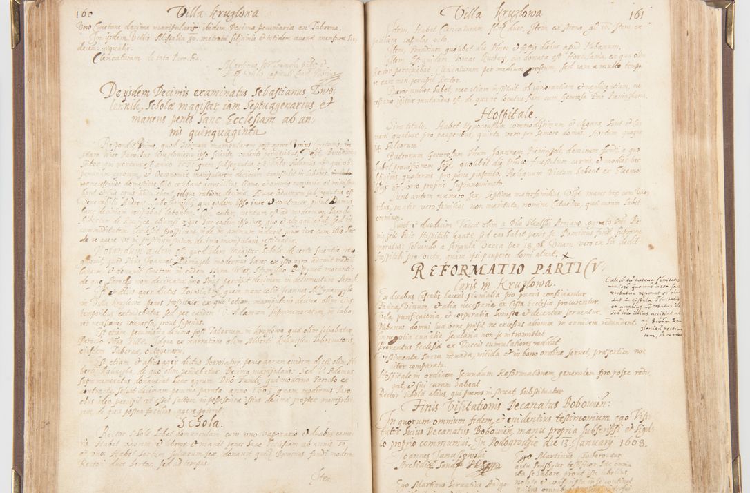 Zdjęcie nr 94 dla obiektu archiwalnego: Visitatio decanatus Boboviensis externa per Joannem Januszowski, archidiaconum Sandecensem, plebanum Solecensem ex mandato speciali R.D. Petri Tylicki episcopi Cracoviensis, praesentibus Martino Chochorovio, preasbytero et Martino Servatio, Andreoviensi clerico facta