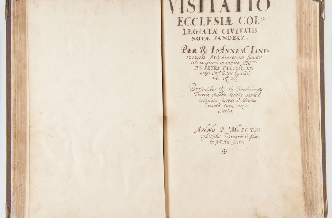 Zdjęcie nr 96 dla obiektu archiwalnego: Visitatio decanatus Boboviensis externa per Joannem Januszowski, archidiaconum Sandecensem, plebanum Solecensem ex mandato speciali R.D. Petri Tylicki episcopi Cracoviensis, praesentibus Martino Chochorovio, preasbytero et Martino Servatio, Andreoviensi clerico facta