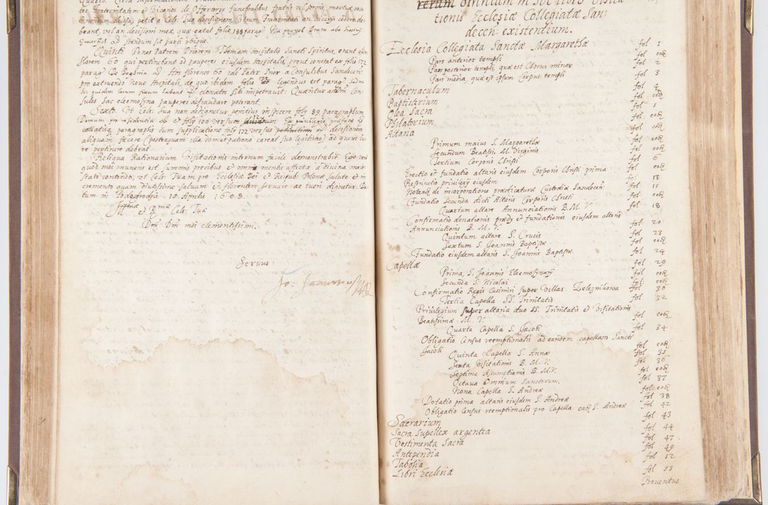 Zdjęcie nr 98 dla obiektu archiwalnego: Visitatio decanatus Boboviensis externa per Joannem Januszowski, archidiaconum Sandecensem, plebanum Solecensem ex mandato speciali R.D. Petri Tylicki episcopi Cracoviensis, praesentibus Martino Chochorovio, preasbytero et Martino Servatio, Andreoviensi clerico facta