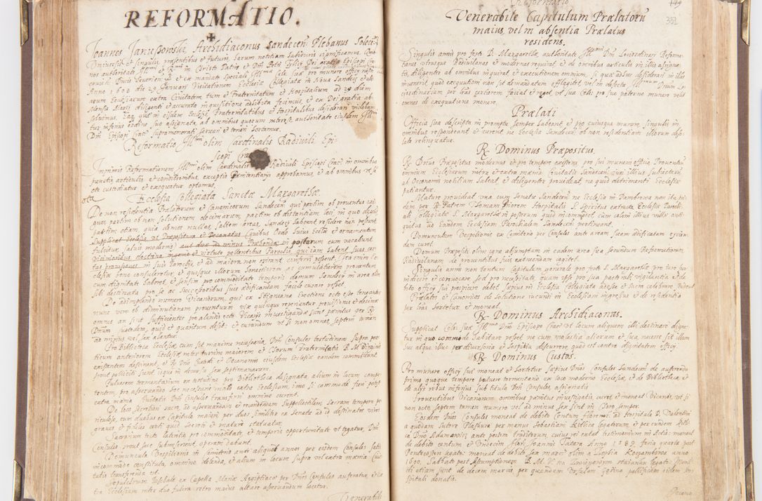 Zdjęcie nr 190 dla obiektu archiwalnego: Visitatio decanatus Boboviensis externa per Joannem Januszowski, archidiaconum Sandecensem, plebanum Solecensem ex mandato speciali R.D. Petri Tylicki episcopi Cracoviensis, praesentibus Martino Chochorovio, preasbytero et Martino Servatio, Andreoviensi clerico facta