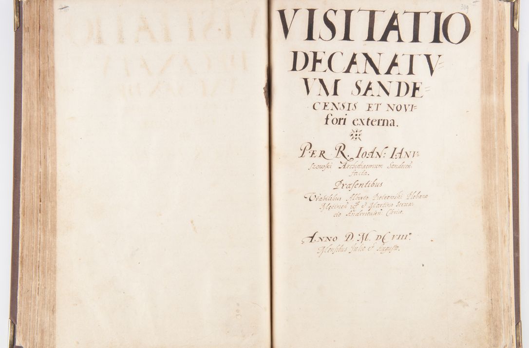 Zdjęcie nr 209 dla obiektu archiwalnego: Visitatio decanatus Boboviensis externa per Joannem Januszowski, archidiaconum Sandecensem, plebanum Solecensem ex mandato speciali R.D. Petri Tylicki episcopi Cracoviensis, praesentibus Martino Chochorovio, preasbytero et Martino Servatio, Andreoviensi clerico facta