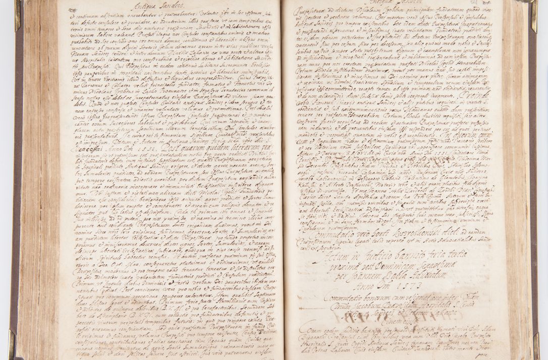 Zdjęcie nr 225 dla obiektu archiwalnego: Visitatio decanatus Boboviensis externa per Joannem Januszowski, archidiaconum Sandecensem, plebanum Solecensem ex mandato speciali R.D. Petri Tylicki episcopi Cracoviensis, praesentibus Martino Chochorovio, preasbytero et Martino Servatio, Andreoviensi clerico facta