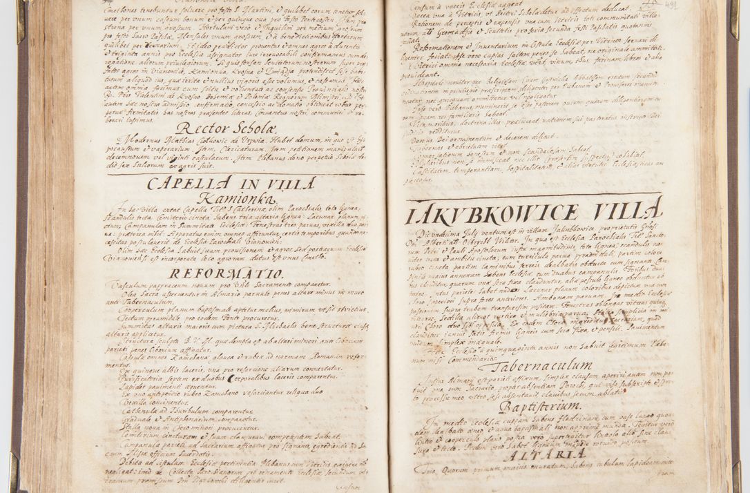 Zdjęcie nr 262 dla obiektu archiwalnego: Visitatio decanatus Boboviensis externa per Joannem Januszowski, archidiaconum Sandecensem, plebanum Solecensem ex mandato speciali R.D. Petri Tylicki episcopi Cracoviensis, praesentibus Martino Chochorovio, preasbytero et Martino Servatio, Andreoviensi clerico facta