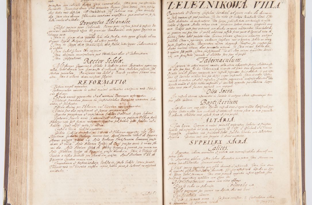 Zdjęcie nr 285 dla obiektu archiwalnego: Visitatio decanatus Boboviensis externa per Joannem Januszowski, archidiaconum Sandecensem, plebanum Solecensem ex mandato speciali R.D. Petri Tylicki episcopi Cracoviensis, praesentibus Martino Chochorovio, preasbytero et Martino Servatio, Andreoviensi clerico facta