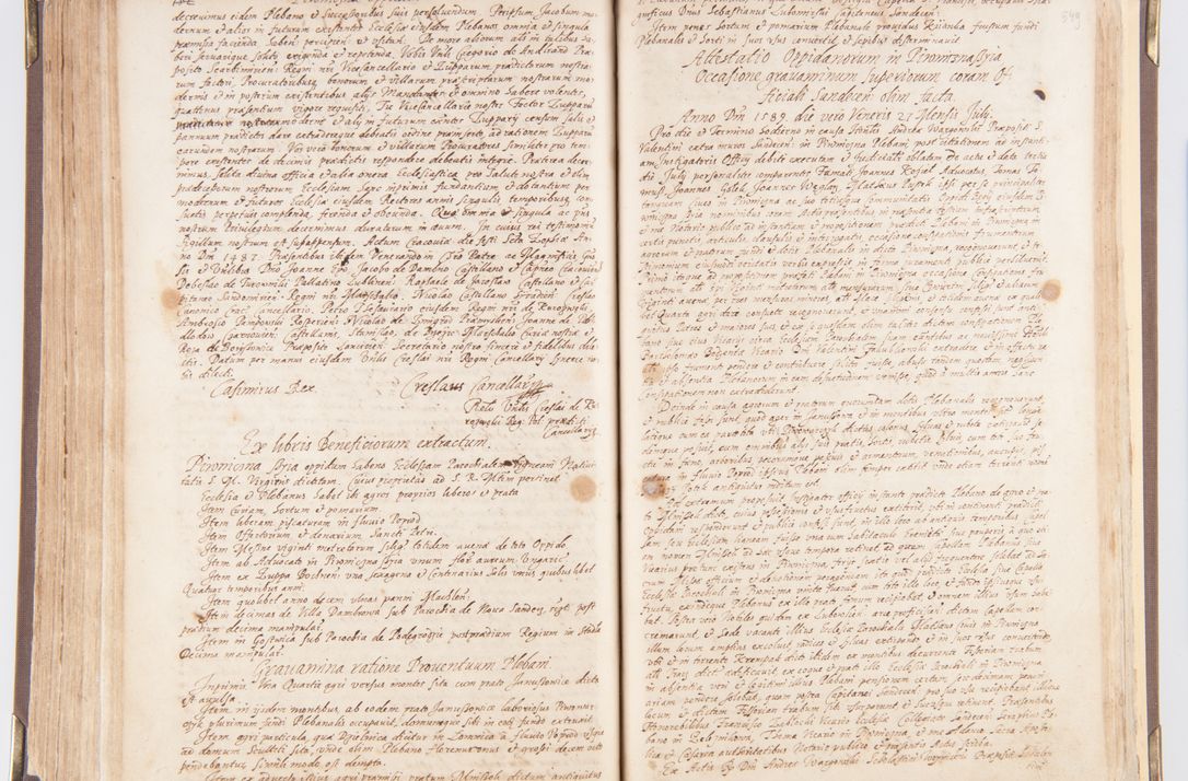 Zdjęcie nr 291 dla obiektu archiwalnego: Visitatio decanatus Boboviensis externa per Joannem Januszowski, archidiaconum Sandecensem, plebanum Solecensem ex mandato speciali R.D. Petri Tylicki episcopi Cracoviensis, praesentibus Martino Chochorovio, preasbytero et Martino Servatio, Andreoviensi clerico facta