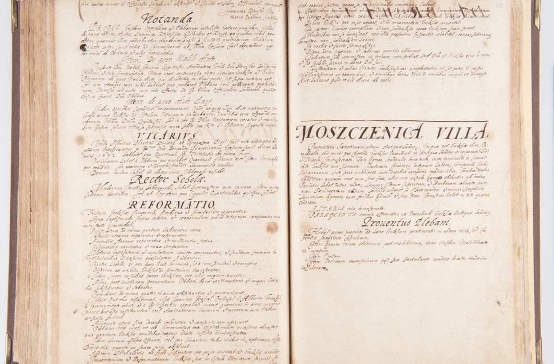 Zdjęcie nr 292 dla obiektu archiwalnego: Visitatio decanatus Boboviensis externa per Joannem Januszowski, archidiaconum Sandecensem, plebanum Solecensem ex mandato speciali R.D. Petri Tylicki episcopi Cracoviensis, praesentibus Martino Chochorovio, preasbytero et Martino Servatio, Andreoviensi clerico facta