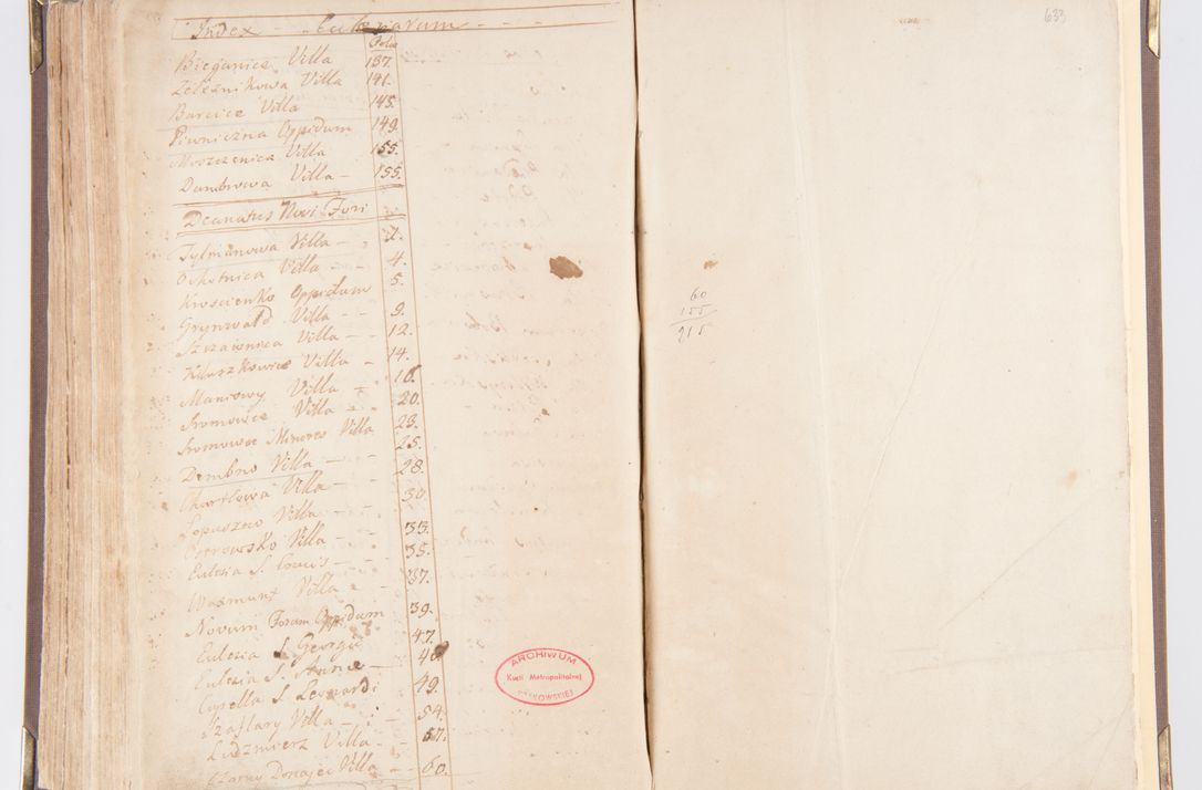 Zdjęcie nr 333 dla obiektu archiwalnego: Visitatio decanatus Boboviensis externa per Joannem Januszowski, archidiaconum Sandecensem, plebanum Solecensem ex mandato speciali R.D. Petri Tylicki episcopi Cracoviensis, praesentibus Martino Chochorovio, preasbytero et Martino Servatio, Andreoviensi clerico facta