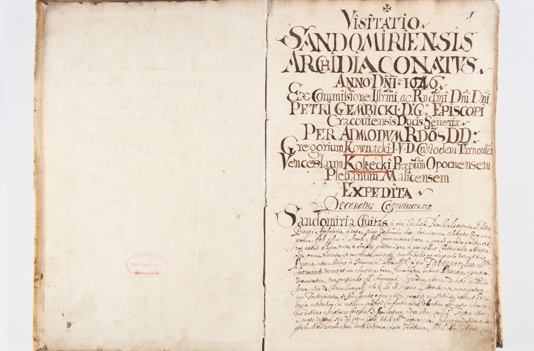 Zdjęcie nr 7 dla obiektu archiwalnego: Visitatio Sandomieriensis Archidiaconatus a.D. 1646 ex commissione R.D. Petri Gembicki, episcopi Cracoviensis, ducis Severiae per Gregorium Kownacki IUD, custodem Tarnoviensem, Venceslaum Kostecki, praepositum Opocnensem, plabanum Malicensem expedita