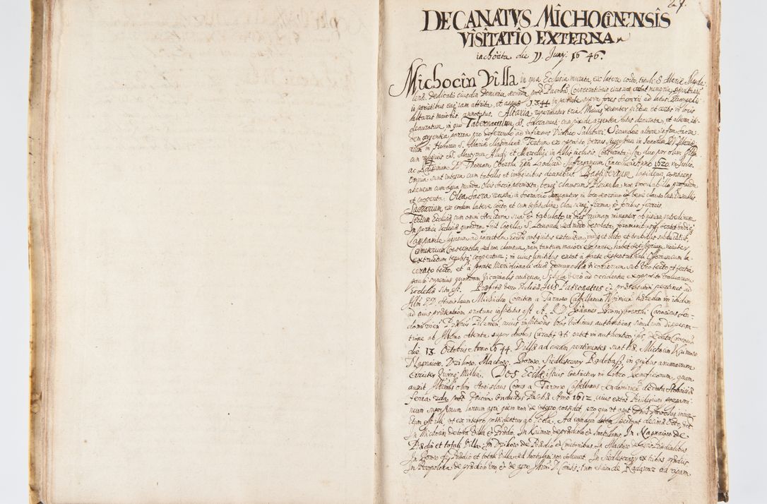 Zdjęcie nr 34 dla obiektu archiwalnego: Visitatio Sandomieriensis Archidiaconatus a.D. 1646 ex commissione R.D. Petri Gembicki, episcopi Cracoviensis, ducis Severiae per Gregorium Kownacki IUD, custodem Tarnoviensem, Venceslaum Kostecki, praepositum Opocnensem, plabanum Malicensem expedita