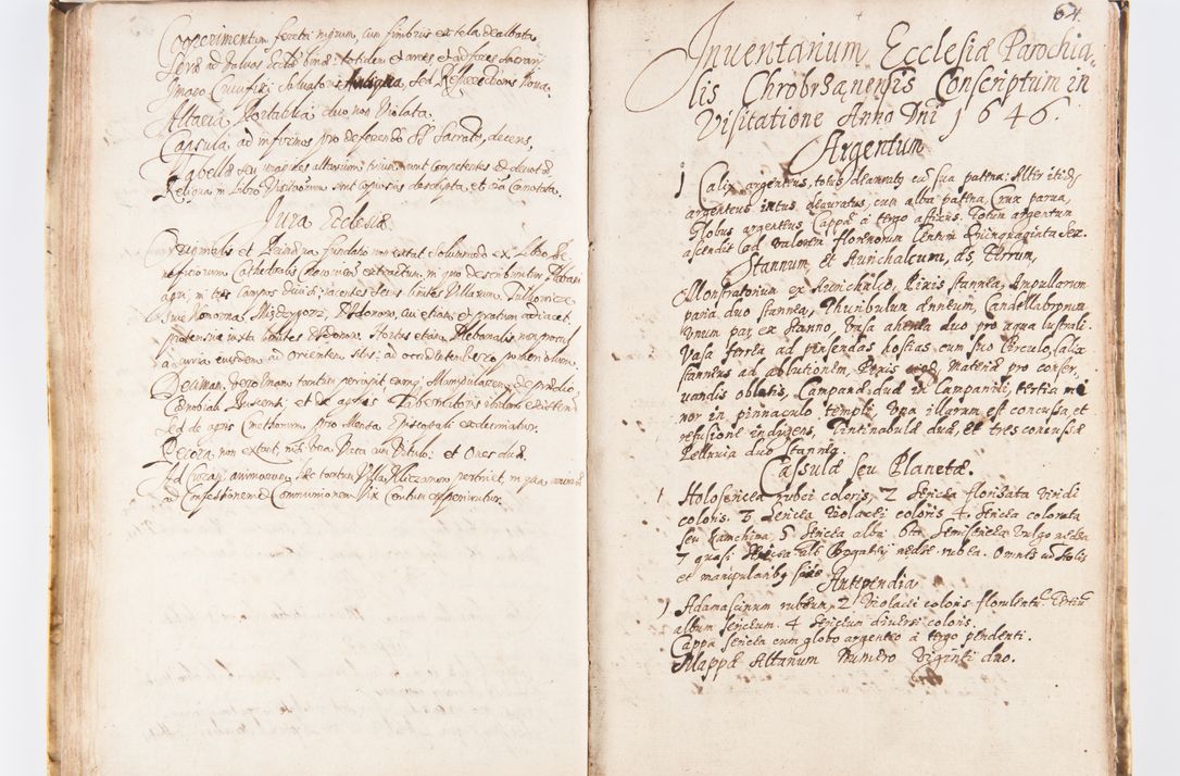 Zdjęcie nr 71 dla obiektu archiwalnego: Visitatio Sandomieriensis Archidiaconatus a.D. 1646 ex commissione R.D. Petri Gembicki, episcopi Cracoviensis, ducis Severiae per Gregorium Kownacki IUD, custodem Tarnoviensem, Venceslaum Kostecki, praepositum Opocnensem, plabanum Malicensem expedita