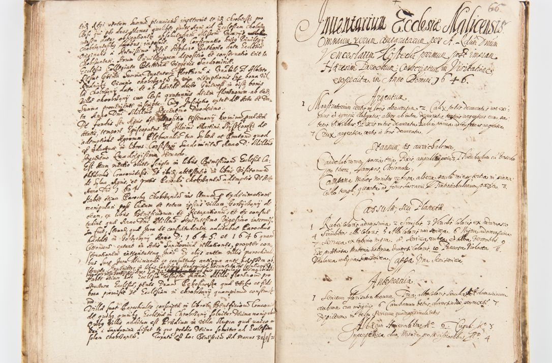 Zdjęcie nr 73 dla obiektu archiwalnego: Visitatio Sandomieriensis Archidiaconatus a.D. 1646 ex commissione R.D. Petri Gembicki, episcopi Cracoviensis, ducis Severiae per Gregorium Kownacki IUD, custodem Tarnoviensem, Venceslaum Kostecki, praepositum Opocnensem, plabanum Malicensem expedita