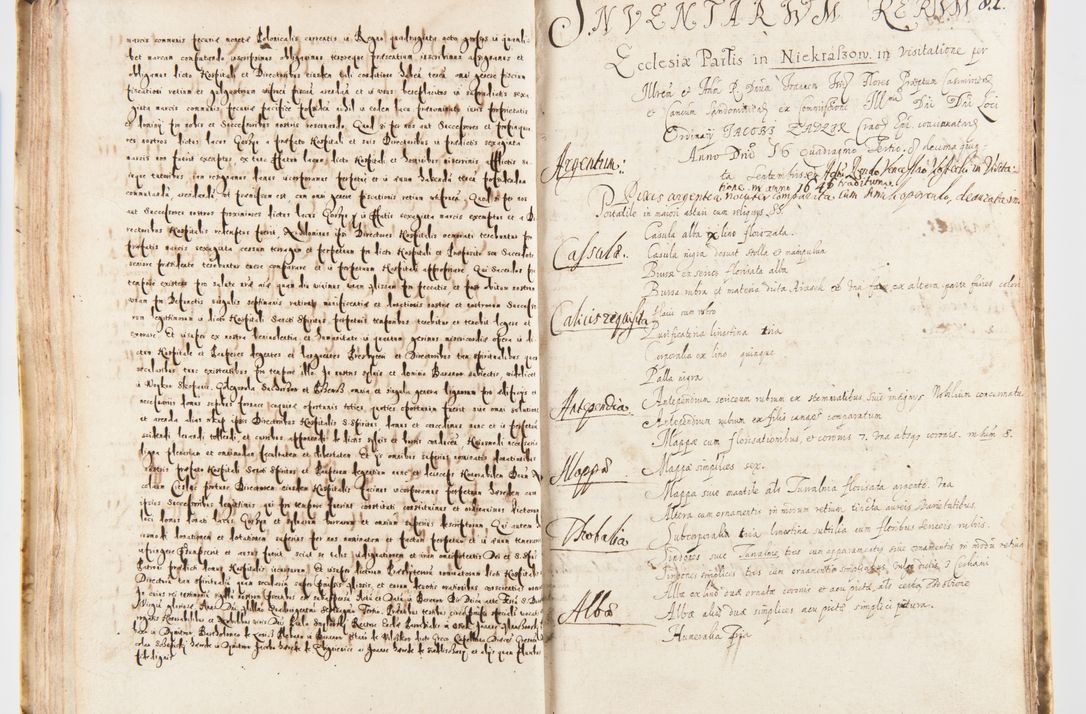 Zdjęcie nr 87 dla obiektu archiwalnego: Visitatio Sandomieriensis Archidiaconatus a.D. 1646 ex commissione R.D. Petri Gembicki, episcopi Cracoviensis, ducis Severiae per Gregorium Kownacki IUD, custodem Tarnoviensem, Venceslaum Kostecki, praepositum Opocnensem, plabanum Malicensem expedita