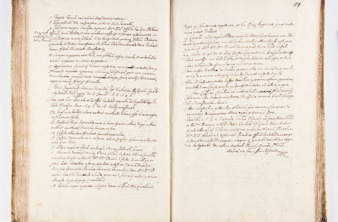 Zdjęcie nr 93 dla obiektu archiwalnego: Visitatio Sandomieriensis Archidiaconatus a.D. 1646 ex commissione R.D. Petri Gembicki, episcopi Cracoviensis, ducis Severiae per Gregorium Kownacki IUD, custodem Tarnoviensem, Venceslaum Kostecki, praepositum Opocnensem, plabanum Malicensem expedita