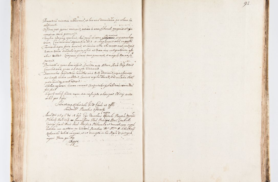Zdjęcie nr 98 dla obiektu archiwalnego: Visitatio Sandomieriensis Archidiaconatus a.D. 1646 ex commissione R.D. Petri Gembicki, episcopi Cracoviensis, ducis Severiae per Gregorium Kownacki IUD, custodem Tarnoviensem, Venceslaum Kostecki, praepositum Opocnensem, plabanum Malicensem expedita