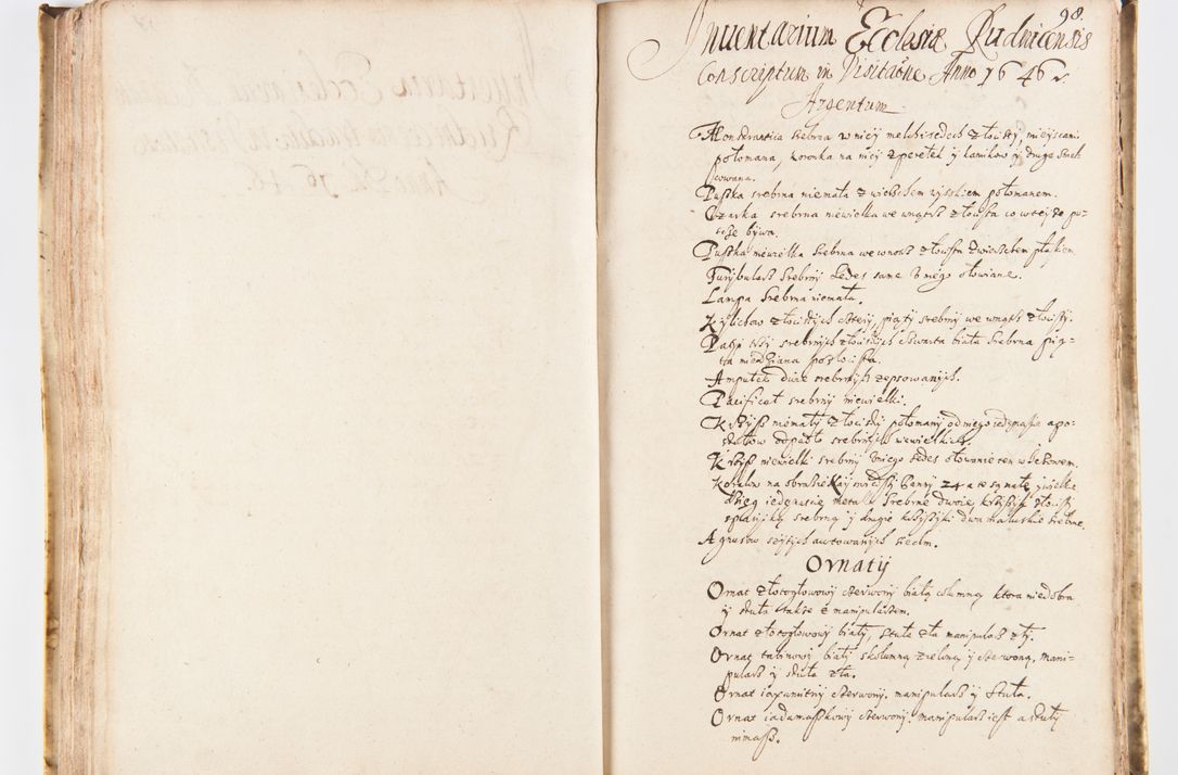 Zdjęcie nr 104 dla obiektu archiwalnego: Visitatio Sandomieriensis Archidiaconatus a.D. 1646 ex commissione R.D. Petri Gembicki, episcopi Cracoviensis, ducis Severiae per Gregorium Kownacki IUD, custodem Tarnoviensem, Venceslaum Kostecki, praepositum Opocnensem, plabanum Malicensem expedita