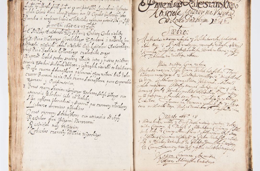 Zdjęcie nr 115 dla obiektu archiwalnego: Visitatio Sandomieriensis Archidiaconatus a.D. 1646 ex commissione R.D. Petri Gembicki, episcopi Cracoviensis, ducis Severiae per Gregorium Kownacki IUD, custodem Tarnoviensem, Venceslaum Kostecki, praepositum Opocnensem, plabanum Malicensem expedita