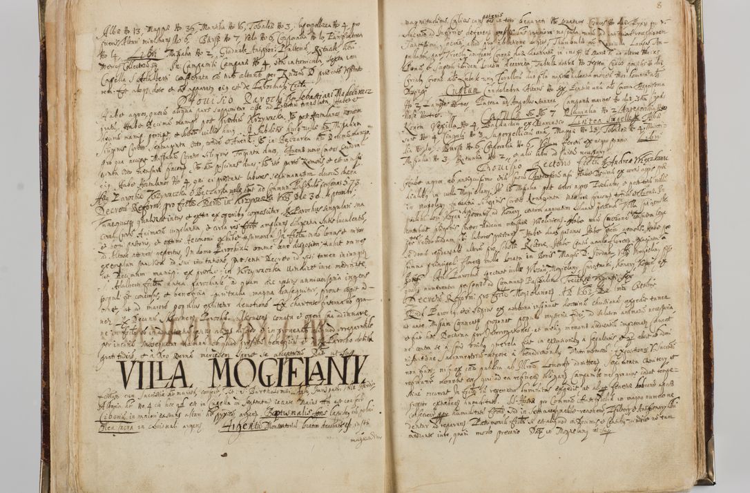 Zdjęcie nr 16 dla obiektu archiwalnego: Visitatio quindecim decanatuum, nempe: Skavinensis, Zathoriensis, Novi Montis, Skalensis, Wrocimoviensis, Adreoviensis, Kijensis, Paczanoviensis, Oswiecimensis, Żywiecensis, Witoviensis, Skoliensis, Opatovecensis, Wielicensis et Plesnensis a Peril. et R.D. Nicolao Oborski, episcopo Laodicensis, suffraganeo, archidiacono, vicario in spiritualibus generali Cracoviensi in annis 1663 - 1665 expedita