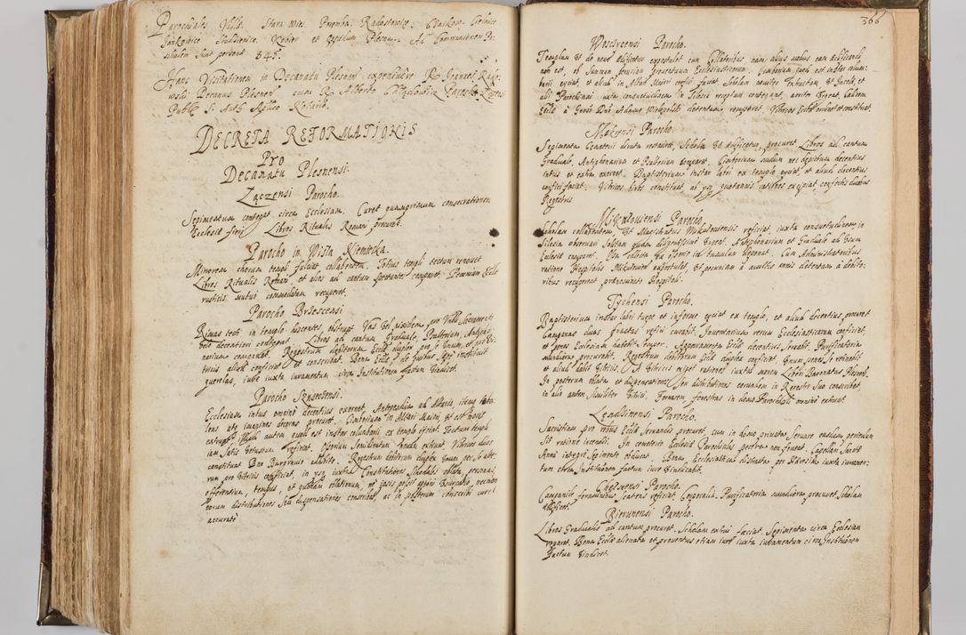 Zdjęcie nr 379 dla obiektu archiwalnego: Visitatio quindecim decanatuum, nempe: Skavinensis, Zathoriensis, Novi Montis, Skalensis, Wrocimoviensis, Adreoviensis, Kijensis, Paczanoviensis, Oswiecimensis, Żywiecensis, Witoviensis, Skoliensis, Opatovecensis, Wielicensis et Plesnensis a Peril. et R.D. Nicolao Oborski, episcopo Laodicensis, suffraganeo, archidiacono, vicario in spiritualibus generali Cracoviensi in annis 1663 - 1665 expedita
