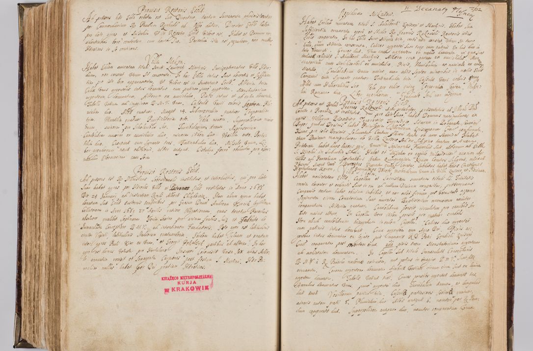 Zdjęcie nr 375 dla obiektu archiwalnego: Visitatio quindecim decanatuum, nempe: Skavinensis, Zathoriensis, Novi Montis, Skalensis, Wrocimoviensis, Adreoviensis, Kijensis, Paczanoviensis, Oswiecimensis, Żywiecensis, Witoviensis, Skoliensis, Opatovecensis, Wielicensis et Plesnensis a Peril. et R.D. Nicolao Oborski, episcopo Laodicensis, suffraganeo, archidiacono, vicario in spiritualibus generali Cracoviensi in annis 1663 - 1665 expedita
