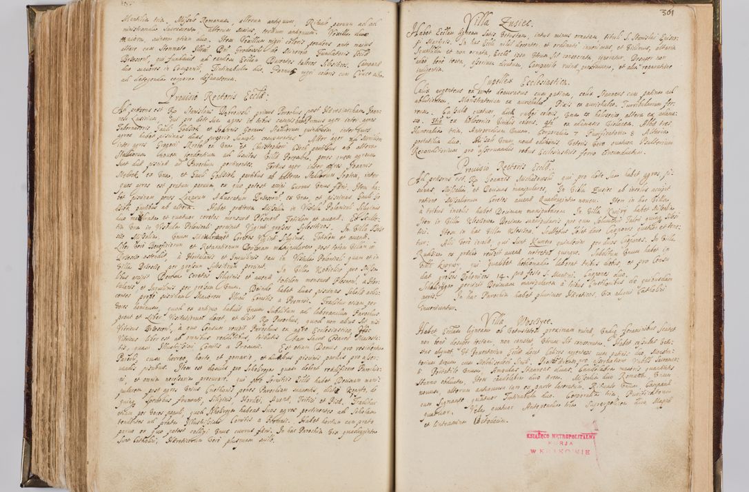 Zdjęcie nr 374 dla obiektu archiwalnego: Visitatio quindecim decanatuum, nempe: Skavinensis, Zathoriensis, Novi Montis, Skalensis, Wrocimoviensis, Adreoviensis, Kijensis, Paczanoviensis, Oswiecimensis, Żywiecensis, Witoviensis, Skoliensis, Opatovecensis, Wielicensis et Plesnensis a Peril. et R.D. Nicolao Oborski, episcopo Laodicensis, suffraganeo, archidiacono, vicario in spiritualibus generali Cracoviensi in annis 1663 - 1665 expedita