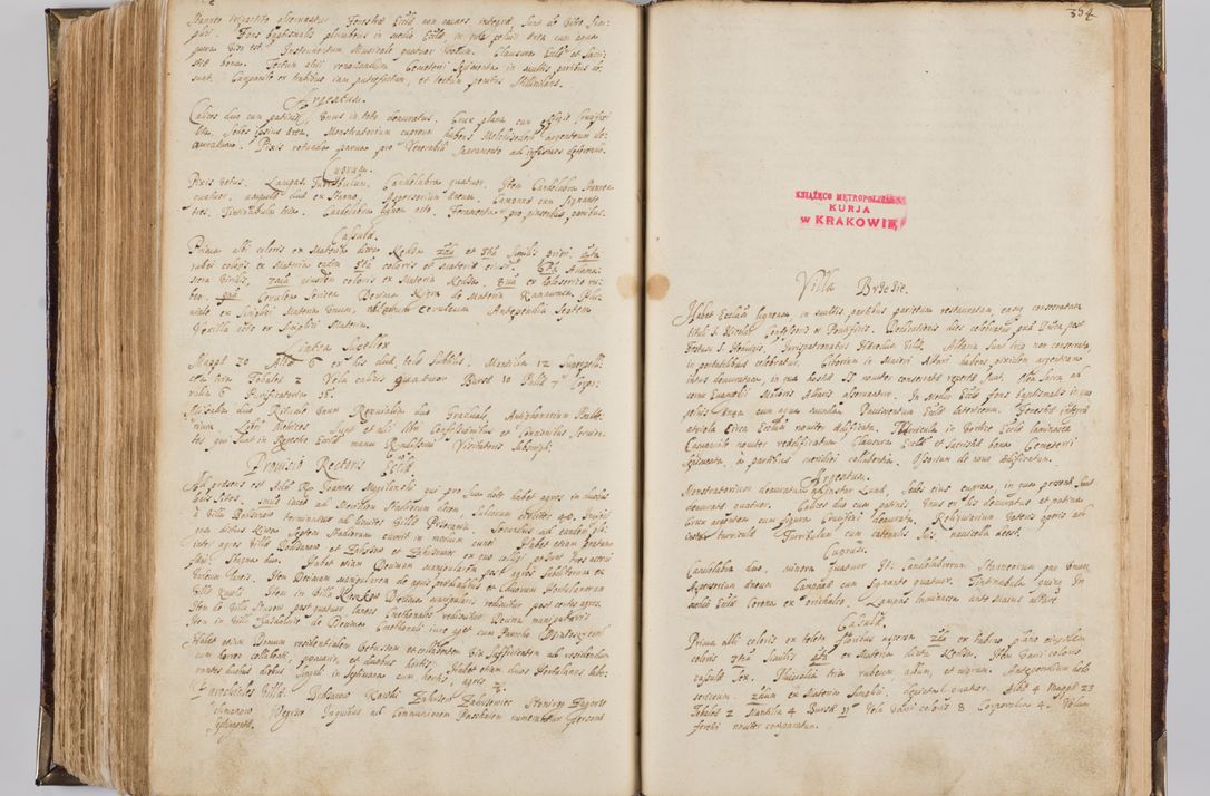 Zdjęcie nr 367 dla obiektu archiwalnego: Visitatio quindecim decanatuum, nempe: Skavinensis, Zathoriensis, Novi Montis, Skalensis, Wrocimoviensis, Adreoviensis, Kijensis, Paczanoviensis, Oswiecimensis, Żywiecensis, Witoviensis, Skoliensis, Opatovecensis, Wielicensis et Plesnensis a Peril. et R.D. Nicolao Oborski, episcopo Laodicensis, suffraganeo, archidiacono, vicario in spiritualibus generali Cracoviensi in annis 1663 - 1665 expedita