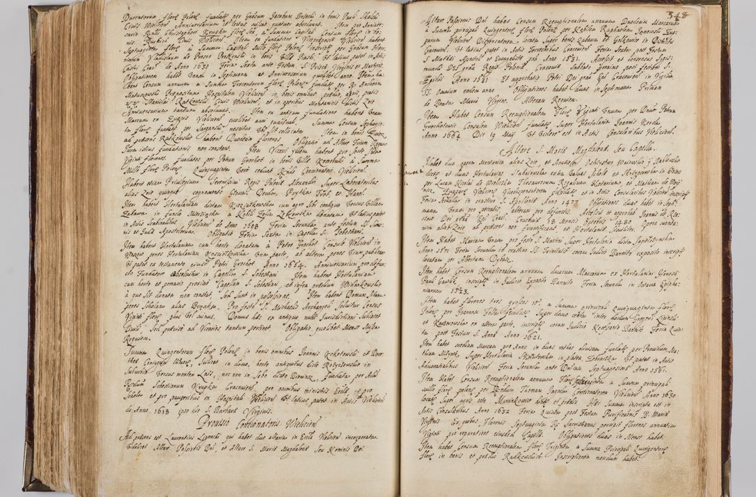 Zdjęcie nr 361 dla obiektu archiwalnego: Visitatio quindecim decanatuum, nempe: Skavinensis, Zathoriensis, Novi Montis, Skalensis, Wrocimoviensis, Adreoviensis, Kijensis, Paczanoviensis, Oswiecimensis, Żywiecensis, Witoviensis, Skoliensis, Opatovecensis, Wielicensis et Plesnensis a Peril. et R.D. Nicolao Oborski, episcopo Laodicensis, suffraganeo, archidiacono, vicario in spiritualibus generali Cracoviensi in annis 1663 - 1665 expedita