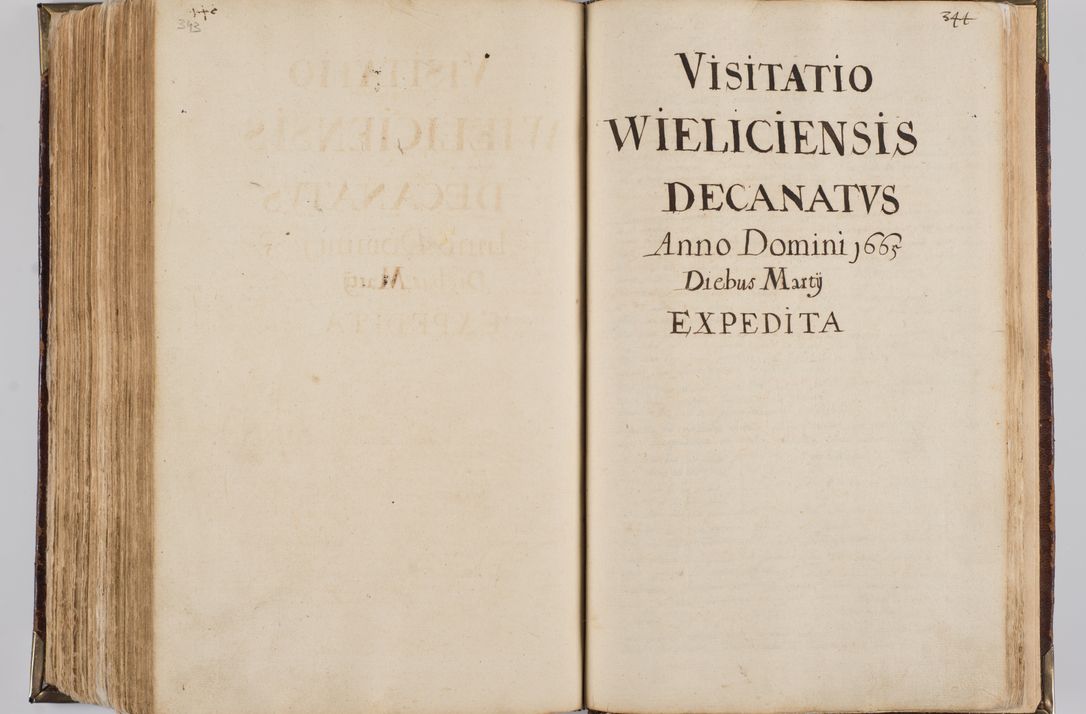 Zdjęcie nr 356 dla obiektu archiwalnego: Visitatio quindecim decanatuum, nempe: Skavinensis, Zathoriensis, Novi Montis, Skalensis, Wrocimoviensis, Adreoviensis, Kijensis, Paczanoviensis, Oswiecimensis, Żywiecensis, Witoviensis, Skoliensis, Opatovecensis, Wielicensis et Plesnensis a Peril. et R.D. Nicolao Oborski, episcopo Laodicensis, suffraganeo, archidiacono, vicario in spiritualibus generali Cracoviensi in annis 1663 - 1665 expedita