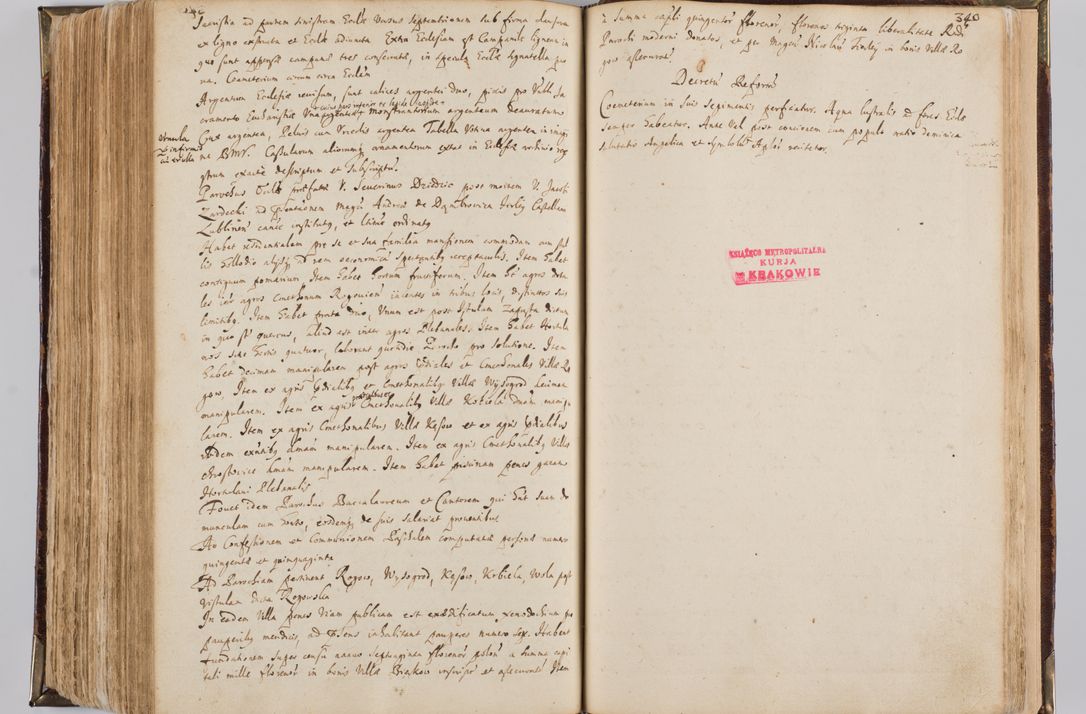 Zdjęcie nr 352 dla obiektu archiwalnego: Visitatio quindecim decanatuum, nempe: Skavinensis, Zathoriensis, Novi Montis, Skalensis, Wrocimoviensis, Adreoviensis, Kijensis, Paczanoviensis, Oswiecimensis, Żywiecensis, Witoviensis, Skoliensis, Opatovecensis, Wielicensis et Plesnensis a Peril. et R.D. Nicolao Oborski, episcopo Laodicensis, suffraganeo, archidiacono, vicario in spiritualibus generali Cracoviensi in annis 1663 - 1665 expedita
