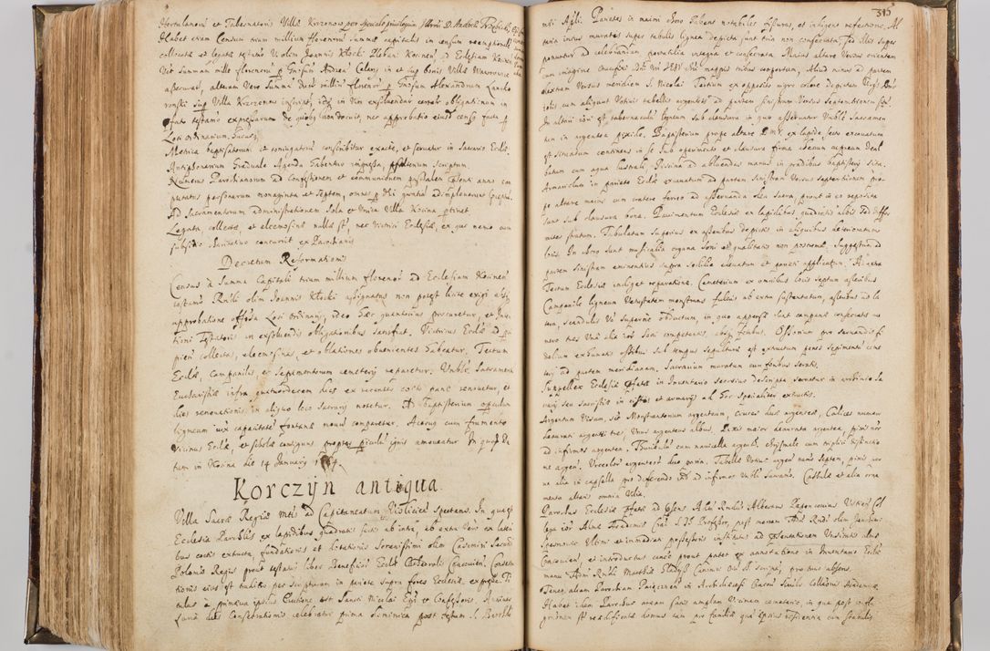 Zdjęcie nr 327 dla obiektu archiwalnego: Visitatio quindecim decanatuum, nempe: Skavinensis, Zathoriensis, Novi Montis, Skalensis, Wrocimoviensis, Adreoviensis, Kijensis, Paczanoviensis, Oswiecimensis, Żywiecensis, Witoviensis, Skoliensis, Opatovecensis, Wielicensis et Plesnensis a Peril. et R.D. Nicolao Oborski, episcopo Laodicensis, suffraganeo, archidiacono, vicario in spiritualibus generali Cracoviensi in annis 1663 - 1665 expedita