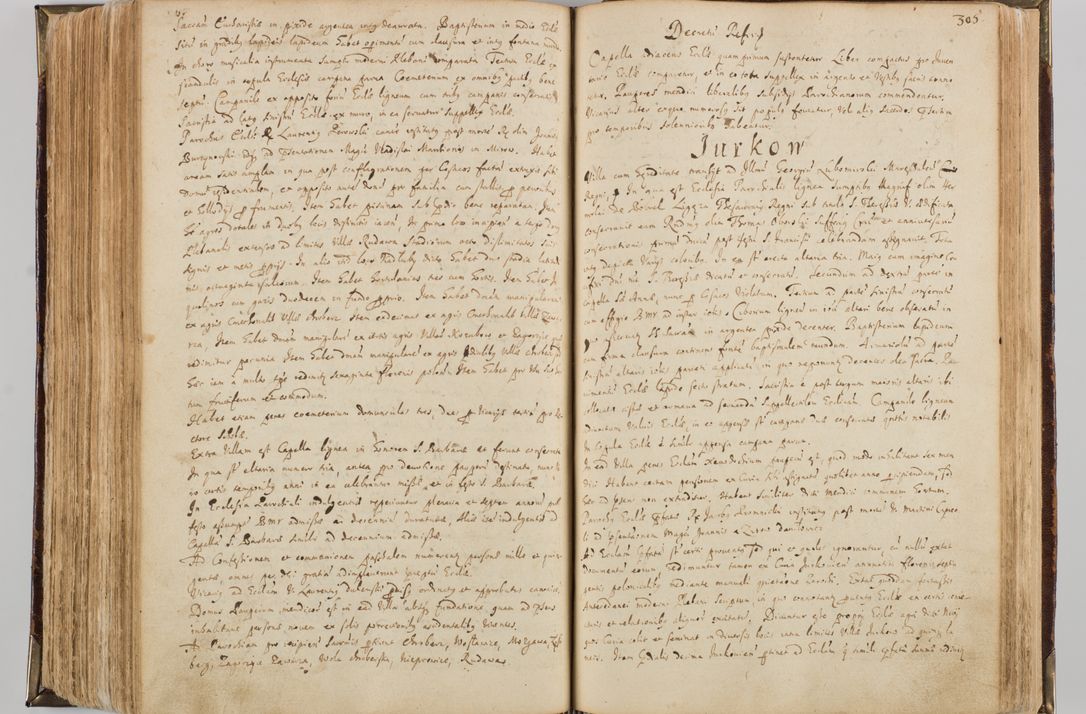 Zdjęcie nr 317 dla obiektu archiwalnego: Visitatio quindecim decanatuum, nempe: Skavinensis, Zathoriensis, Novi Montis, Skalensis, Wrocimoviensis, Adreoviensis, Kijensis, Paczanoviensis, Oswiecimensis, Żywiecensis, Witoviensis, Skoliensis, Opatovecensis, Wielicensis et Plesnensis a Peril. et R.D. Nicolao Oborski, episcopo Laodicensis, suffraganeo, archidiacono, vicario in spiritualibus generali Cracoviensi in annis 1663 - 1665 expedita