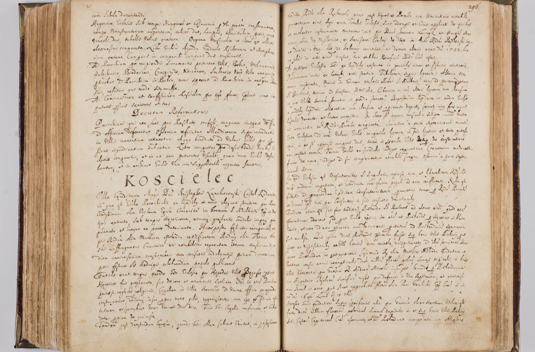 Zdjęcie nr 308 dla obiektu archiwalnego: Visitatio quindecim decanatuum, nempe: Skavinensis, Zathoriensis, Novi Montis, Skalensis, Wrocimoviensis, Adreoviensis, Kijensis, Paczanoviensis, Oswiecimensis, Żywiecensis, Witoviensis, Skoliensis, Opatovecensis, Wielicensis et Plesnensis a Peril. et R.D. Nicolao Oborski, episcopo Laodicensis, suffraganeo, archidiacono, vicario in spiritualibus generali Cracoviensi in annis 1663 - 1665 expedita