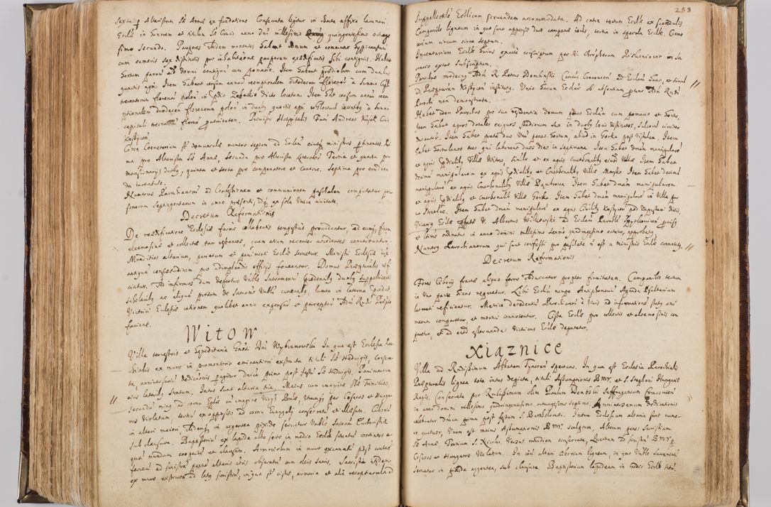 Zdjęcie nr 300 dla obiektu archiwalnego: Visitatio quindecim decanatuum, nempe: Skavinensis, Zathoriensis, Novi Montis, Skalensis, Wrocimoviensis, Adreoviensis, Kijensis, Paczanoviensis, Oswiecimensis, Żywiecensis, Witoviensis, Skoliensis, Opatovecensis, Wielicensis et Plesnensis a Peril. et R.D. Nicolao Oborski, episcopo Laodicensis, suffraganeo, archidiacono, vicario in spiritualibus generali Cracoviensi in annis 1663 - 1665 expedita