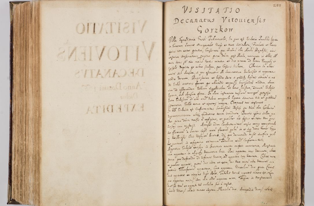 Zdjęcie nr 295 dla obiektu archiwalnego: Visitatio quindecim decanatuum, nempe: Skavinensis, Zathoriensis, Novi Montis, Skalensis, Wrocimoviensis, Adreoviensis, Kijensis, Paczanoviensis, Oswiecimensis, Żywiecensis, Witoviensis, Skoliensis, Opatovecensis, Wielicensis et Plesnensis a Peril. et R.D. Nicolao Oborski, episcopo Laodicensis, suffraganeo, archidiacono, vicario in spiritualibus generali Cracoviensi in annis 1663 - 1665 expedita