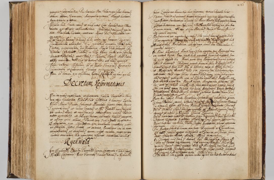 Zdjęcie nr 287 dla obiektu archiwalnego: Visitatio quindecim decanatuum, nempe: Skavinensis, Zathoriensis, Novi Montis, Skalensis, Wrocimoviensis, Adreoviensis, Kijensis, Paczanoviensis, Oswiecimensis, Żywiecensis, Witoviensis, Skoliensis, Opatovecensis, Wielicensis et Plesnensis a Peril. et R.D. Nicolao Oborski, episcopo Laodicensis, suffraganeo, archidiacono, vicario in spiritualibus generali Cracoviensi in annis 1663 - 1665 expedita
