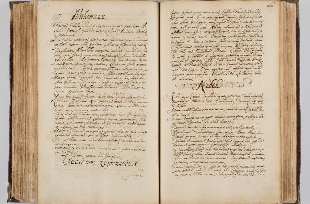 Zdjęcie nr 278 dla obiektu archiwalnego: Visitatio quindecim decanatuum, nempe: Skavinensis, Zathoriensis, Novi Montis, Skalensis, Wrocimoviensis, Adreoviensis, Kijensis, Paczanoviensis, Oswiecimensis, Żywiecensis, Witoviensis, Skoliensis, Opatovecensis, Wielicensis et Plesnensis a Peril. et R.D. Nicolao Oborski, episcopo Laodicensis, suffraganeo, archidiacono, vicario in spiritualibus generali Cracoviensi in annis 1663 - 1665 expedita