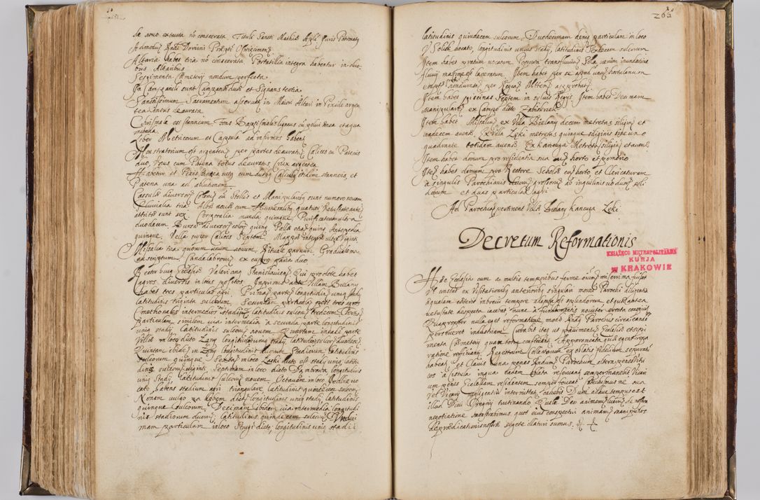 Zdjęcie nr 277 dla obiektu archiwalnego: Visitatio quindecim decanatuum, nempe: Skavinensis, Zathoriensis, Novi Montis, Skalensis, Wrocimoviensis, Adreoviensis, Kijensis, Paczanoviensis, Oswiecimensis, Żywiecensis, Witoviensis, Skoliensis, Opatovecensis, Wielicensis et Plesnensis a Peril. et R.D. Nicolao Oborski, episcopo Laodicensis, suffraganeo, archidiacono, vicario in spiritualibus generali Cracoviensi in annis 1663 - 1665 expedita