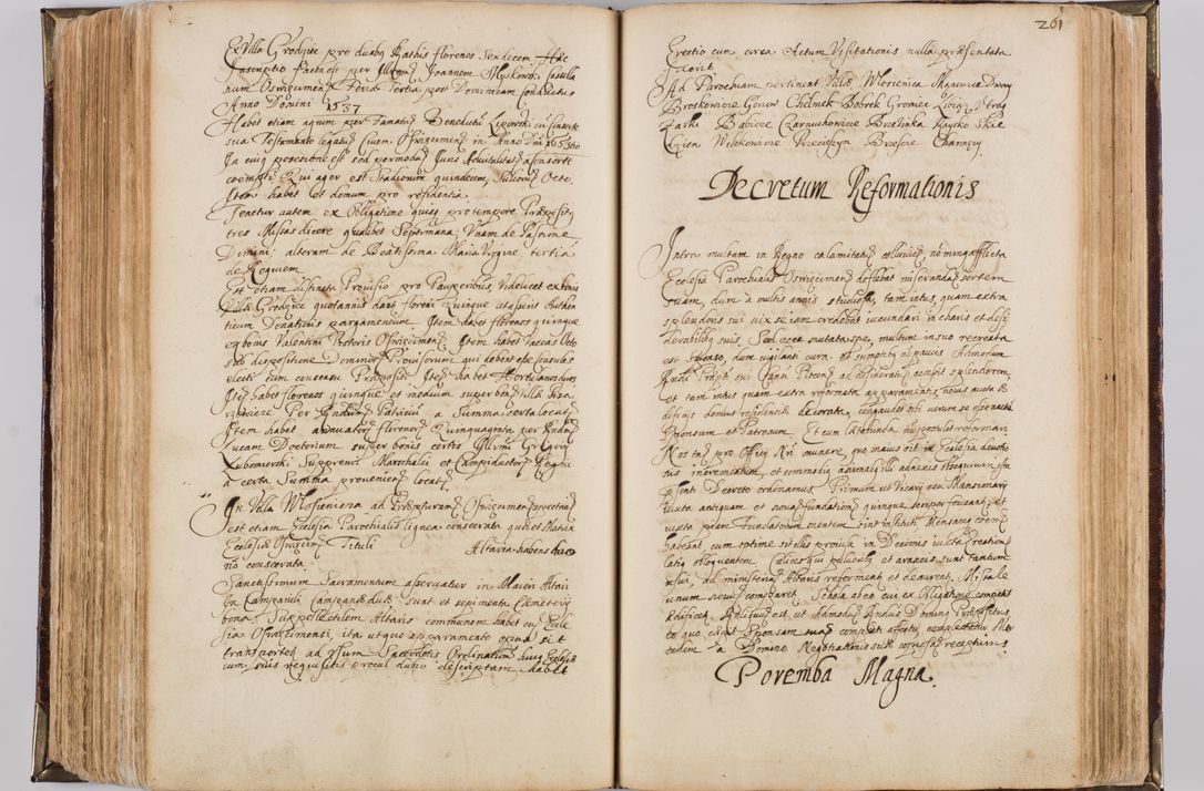 Zdjęcie nr 273 dla obiektu archiwalnego: Visitatio quindecim decanatuum, nempe: Skavinensis, Zathoriensis, Novi Montis, Skalensis, Wrocimoviensis, Adreoviensis, Kijensis, Paczanoviensis, Oswiecimensis, Żywiecensis, Witoviensis, Skoliensis, Opatovecensis, Wielicensis et Plesnensis a Peril. et R.D. Nicolao Oborski, episcopo Laodicensis, suffraganeo, archidiacono, vicario in spiritualibus generali Cracoviensi in annis 1663 - 1665 expedita