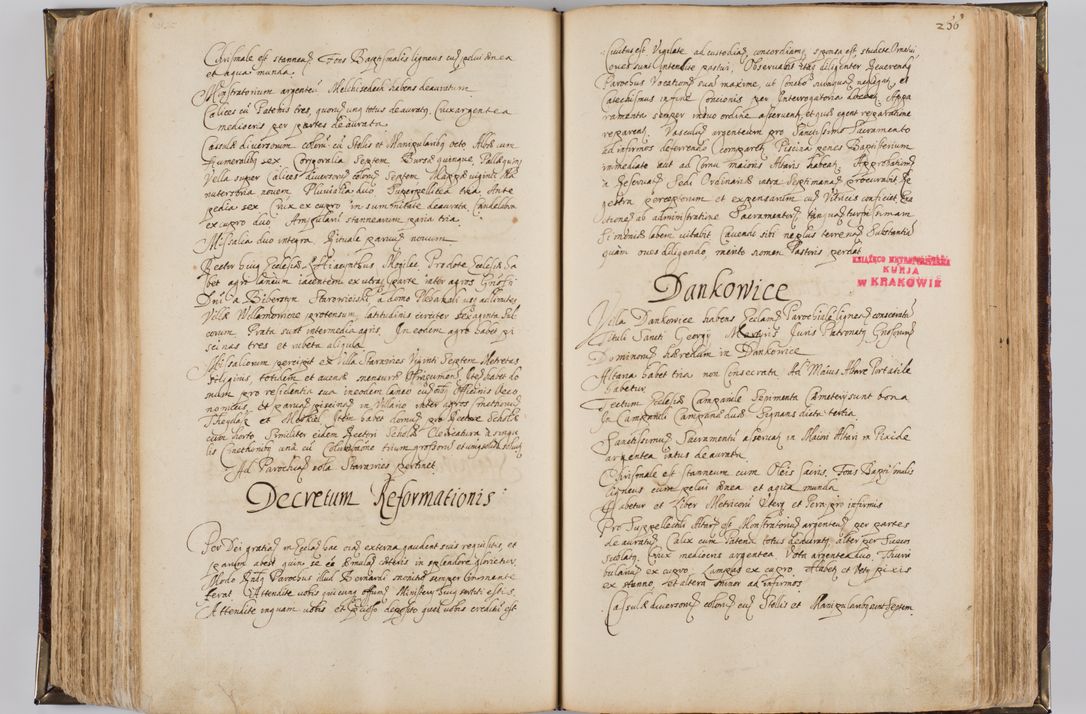 Zdjęcie nr 268 dla obiektu archiwalnego: Visitatio quindecim decanatuum, nempe: Skavinensis, Zathoriensis, Novi Montis, Skalensis, Wrocimoviensis, Adreoviensis, Kijensis, Paczanoviensis, Oswiecimensis, Żywiecensis, Witoviensis, Skoliensis, Opatovecensis, Wielicensis et Plesnensis a Peril. et R.D. Nicolao Oborski, episcopo Laodicensis, suffraganeo, archidiacono, vicario in spiritualibus generali Cracoviensi in annis 1663 - 1665 expedita