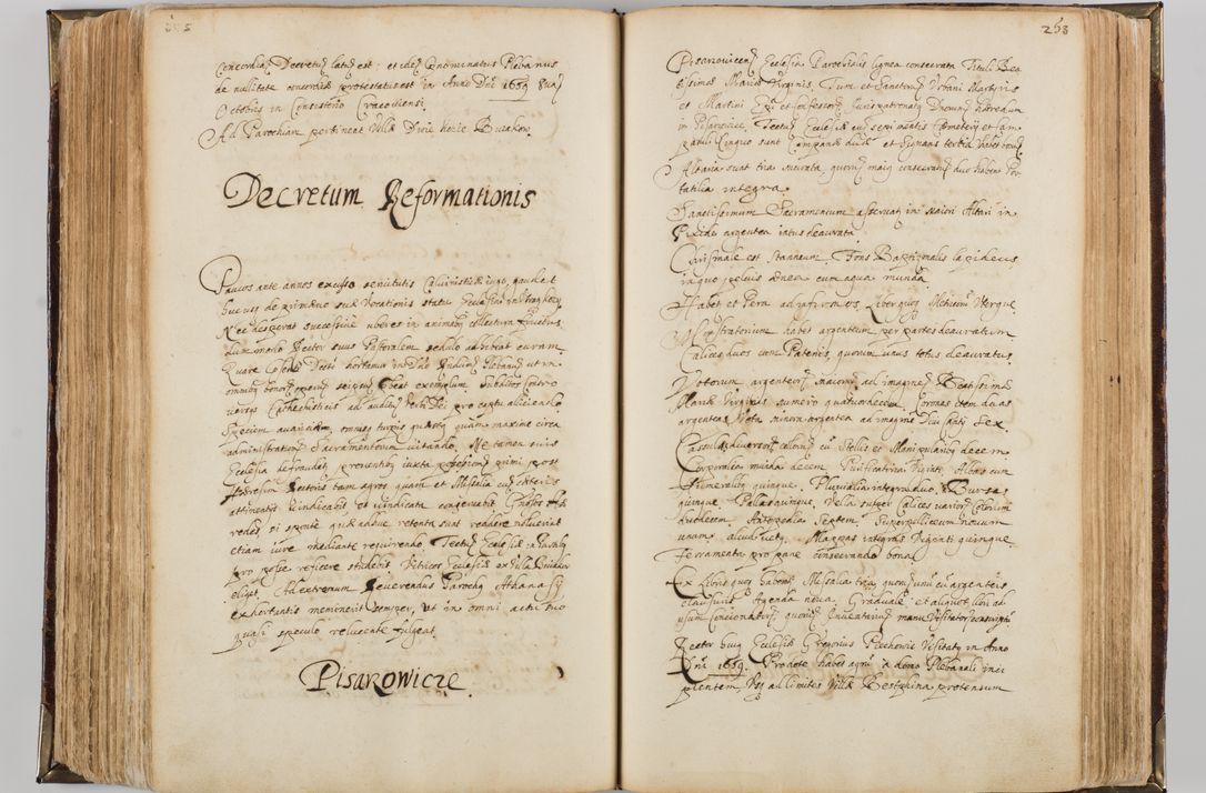 Zdjęcie nr 265 dla obiektu archiwalnego: Visitatio quindecim decanatuum, nempe: Skavinensis, Zathoriensis, Novi Montis, Skalensis, Wrocimoviensis, Adreoviensis, Kijensis, Paczanoviensis, Oswiecimensis, Żywiecensis, Witoviensis, Skoliensis, Opatovecensis, Wielicensis et Plesnensis a Peril. et R.D. Nicolao Oborski, episcopo Laodicensis, suffraganeo, archidiacono, vicario in spiritualibus generali Cracoviensi in annis 1663 - 1665 expedita