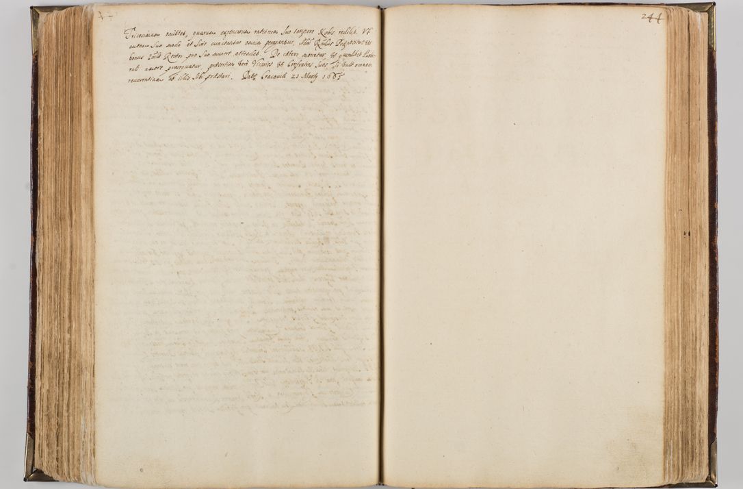 Zdjęcie nr 256 dla obiektu archiwalnego: Visitatio quindecim decanatuum, nempe: Skavinensis, Zathoriensis, Novi Montis, Skalensis, Wrocimoviensis, Adreoviensis, Kijensis, Paczanoviensis, Oswiecimensis, Żywiecensis, Witoviensis, Skoliensis, Opatovecensis, Wielicensis et Plesnensis a Peril. et R.D. Nicolao Oborski, episcopo Laodicensis, suffraganeo, archidiacono, vicario in spiritualibus generali Cracoviensi in annis 1663 - 1665 expedita